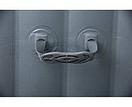 Басейн-джакузі квадратне (180х180х71см, 795л, з гідромасажем, бульбашковий масаж) Bestway 60031 Сірий, фото 4