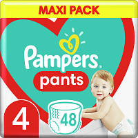 Подгузник Pampers трусики Pants Размер 4 (9-15 кг) 48 шт (8006540068755)