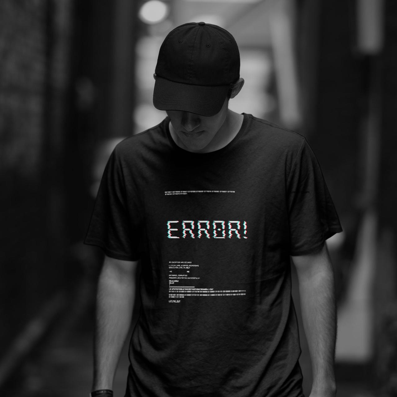 Футболка з принтом "Error"