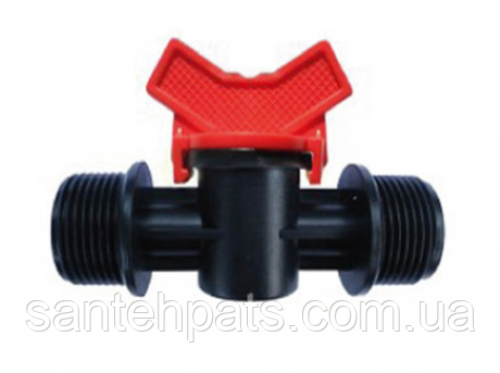 Кран капельного полива с резьбой 1/2"Х1/2"  SL-011-8, фото 1