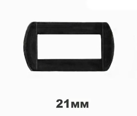 Рамка пластик 21мм 5525 чорна