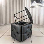 Пуфик 5 в 1, пуфик 5в1, смарт пуф 5в1 трансформер, пуф 5в1, пуф 5 в 1, табурет 5в1 пуфік на кухню, фото 5