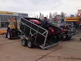 Причіп самоскид для перевезення оселхопні! 2 гальмівні торсиони!