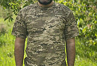 Військова тактична чоловіча футболка піксель койот ЗСУ 46-60