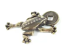Жаба з моне-фігуркою подарунок Feng Shui - 197 Ох Статуетка Бренд Європи