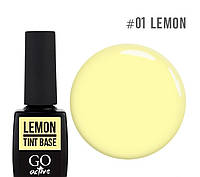 Основание цветное №01 GO ACTIVE Tint Base Lemon 10 мл