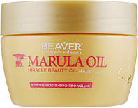 Маска для глубокого питания поврежденных волос с маслом марулы Beaver Mask Marula Oil 250 мл