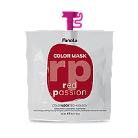 Тонирующая маска для питания и увлажнения Красная Страсть Fanola Color Mask Red Passion 30 мл