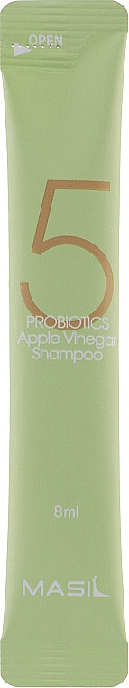 Шампунь з яблучним оцетом з пробіотиками Masil 5 Probiotics Apple Vinegar Shampoo 8 мл