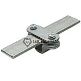 Тримач Fix для плоских провідників шириною до 30мм з дюбелем L100 St/tZn, фото 2