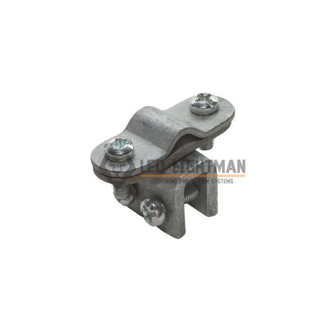 Тримач фальцевый для круглих провідників O8-10 мм St/Cu, фото 1