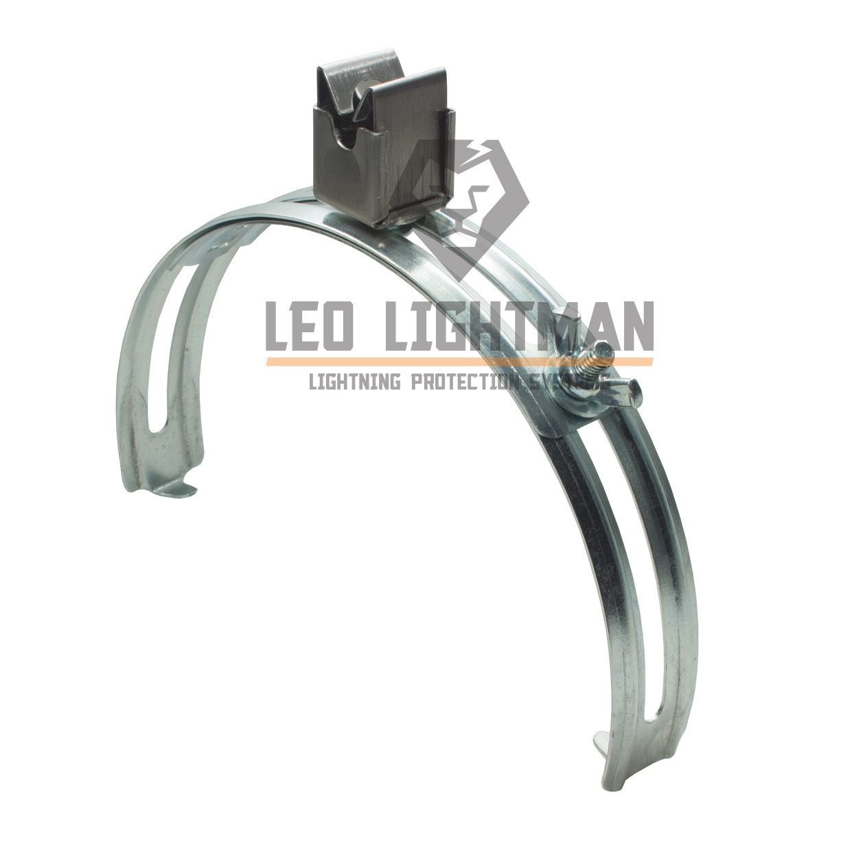 Тримач для круглих провідників Ø8 мм по коника St/gZn, фото 1