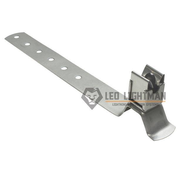 Тримач для круглих провідників Ø8 мм під черепицю St/gZn, фото 1