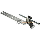 Тримач для круглих провідників Ø8 мм під черепицю RAL 8017 St/gZn/C, фото 2