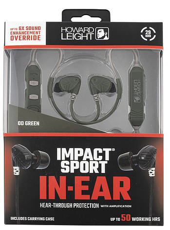 Активні наушники Howard Impact Sport In-Ear Hear Through Technology під Каску, Шолом!, фото 1
