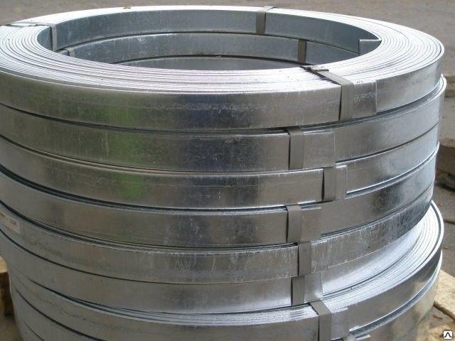 Смуга оцинкована 25х4 мм St/tZn, фото 1