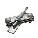 З'єднувач Cant пруток-смуга з проміжною пластиною St/tZn, фото 2