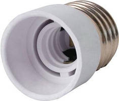 Перехідник e.lamp adapter.Е27/Е14.white, з патрона Е27 на Е14, пластиковий