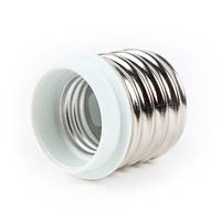 Перехідник e.lamp adapter.Е40/Е27.white, з патрона Е40 на Е27, пластиковий