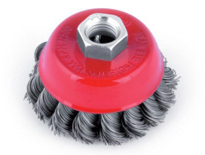 Щітка торцева, плетений дріт 85мм, фото 1