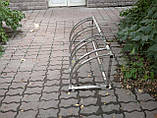 Велопаркування Graceful-2 з полірованої неіржавкої сталі на 2 велосипеди, фото 6