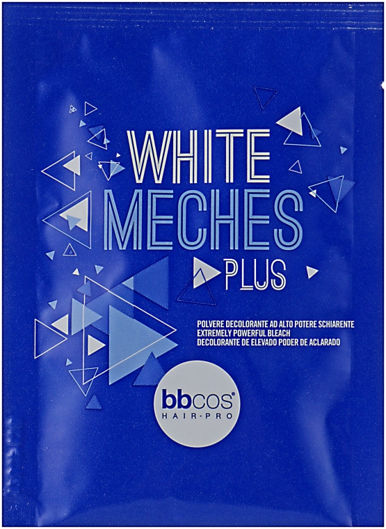 Пудра для освітлення волосся ( голуба ) Bbcos White Meches Plus в пакетах 20 г