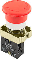 Кнопка-грибок з фіксацією поворотна e.mb.bs542 червоний, 1NC