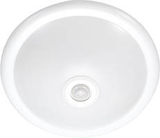 Світильник стельовий з датчиком руху e.sensor.lum.78.e27.white (білий) 360 °, IP20