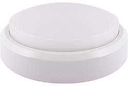Світильник світлодіодний вологозахищений e.LED.rondo.12.4500.white, 12Вт, 4500К, IP54, білий