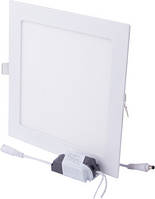 Світильник світлодіодний встраив e.LED.MP.Square.R.18.4500. квадрат, 18Вт, 4500К, 1260Лм