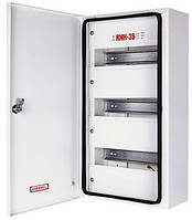Шафа розподільний e.mbox.RNH-36 мет., герметичн. IP 54, навісний, 36 мод., 480х255х115 мм
