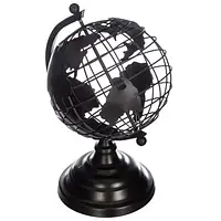 Декоративный металлический глобус в стиле черного лофта Статуэтка Бренд Европы