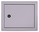 Корпус металевий e.mbox.pro.w.12z IP31 вбудовуваний на 12 модулів з замком, фото 2