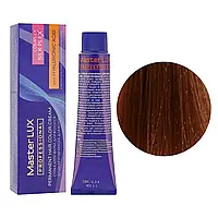 6.75 Устойчивая крем-краска для волос Master LUX proffesional Темно-русый коричнево-красный 60 мл