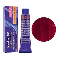 7.56 Устойчивая крем-краска для волос Master LUX proffesional Средне-русый красно-фиолетовый 60 мл
