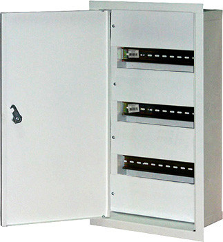 Шафа розподільний e.mbox.stand.w.36.z під 36 мод. вбудовуваний з замком