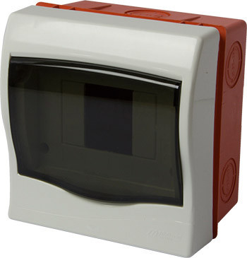 Корпус пластиковий 4-модульний e.plbox.stand.w.04m, що вбудовується