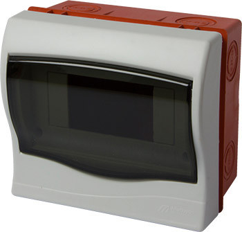 Корпус пластиковий 6-модульний e.plbox.stand.w.06, вбудовуваний