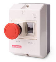 Корпус пластиковий e.mp.pro.box IP54 з кнопкою "Стоп"