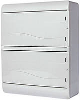 Корпус пластиковий навісний (NT) 26-модульний, дворядний, IP 40 c непрозорою дверкою