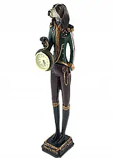 Собака з годинником 44 см Big Premium Figurine Статуетка Бренд Європи, фото 4