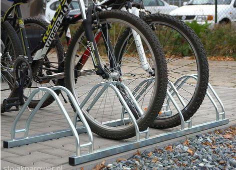 Велопарковка ECHO з ч/металу на 4 велосипеди двостороння можна кріпити на землю або на стіну