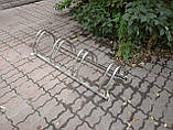 Велопарковка ECHO з ч/металу на 4 велосипеди двостороння можна кріпити на землю або на стіну, фото 7