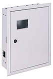 Корпус обліку металевий e.mbox.pro.w.f3.27z IP31 вбудовується під 3ф лічильник, 27 модулів з замком, фото 3