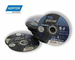 Круг зачисний по металу NORTON VULKAN 230х6,4х22,23