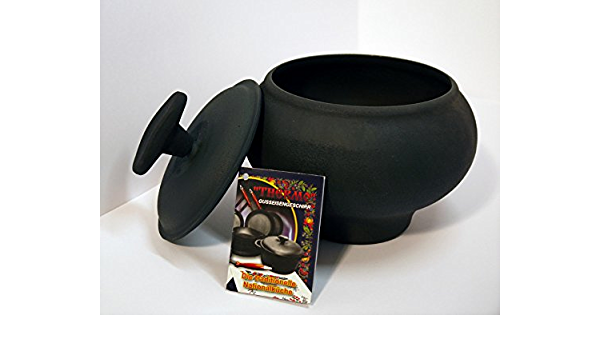Чавунний горщик, пічної (чавунець), з кришкою. Обсяг - 1,5 л