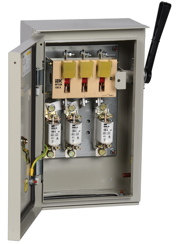 Ящик з рубильником і запобіжн. ЯРП-100А 74 У1 IP54 IEK, фото 1
