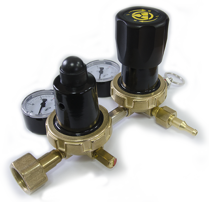 Редуктор двоступеневі БУД-25ДМ (аргон,вуглекислота,азхот,гелій,повітря), фото 1