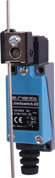 Вимикач кінцевий e.limitswitch.02, 5А, 1NO+1NC, важіль регульований по довжині