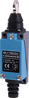 Вимикач кінцевий e.limitswitch.06, 5А, 1NO+1NC, штовхач з вертикальним роликом